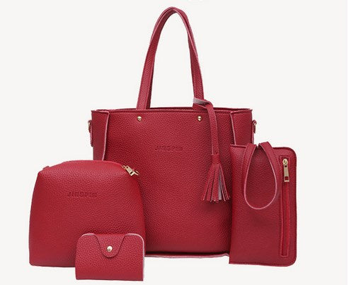 4-Piece Set of Trendy Women's Shoulder Bags