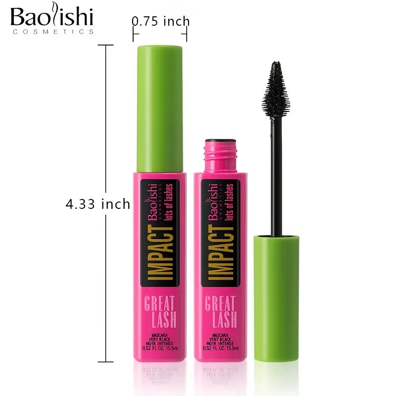 4D Silk Fiber Waterproof Mascara for Length & Volume