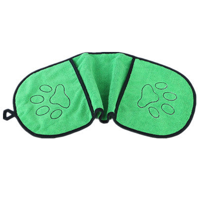 Ultra-Absorbent Microfiber Pet Bath Towel for Dogs and Cats