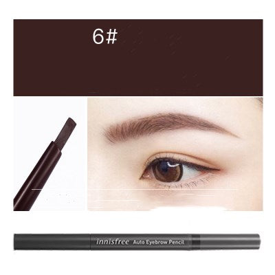 Dual-Head Automatic Eyebrow Pencil - 7 Colors with Brush