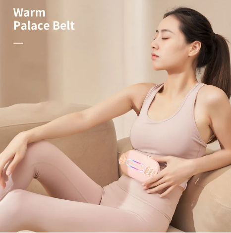 Heating Belt for Menstrual Cramps Relief - Rechargeable Massager